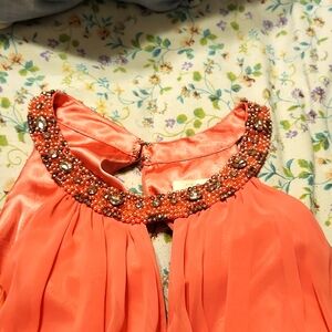 Eliza J magenta gown